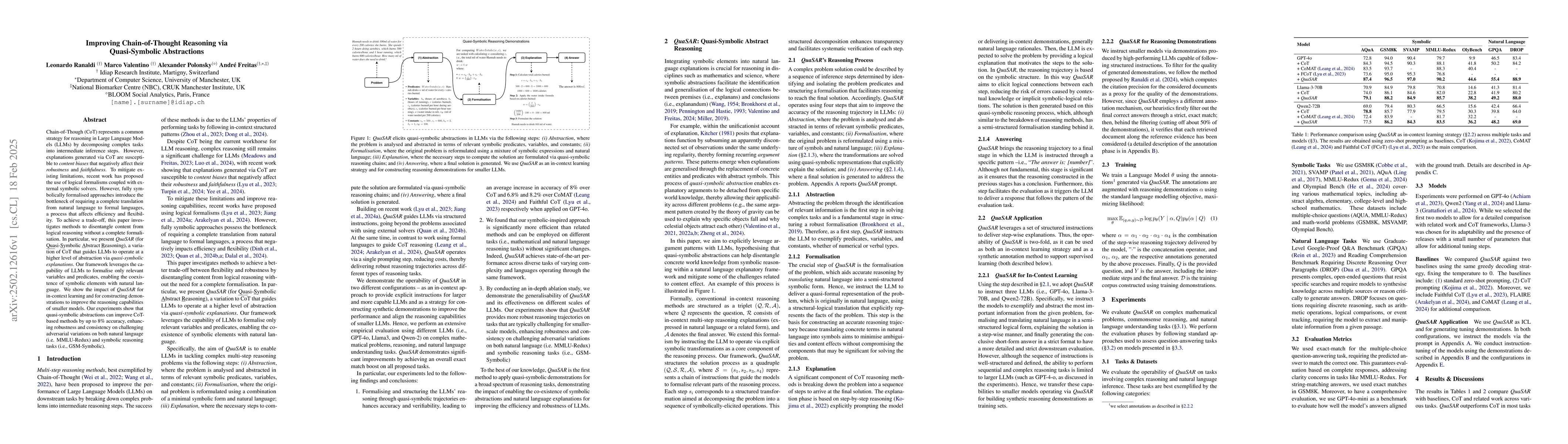 Thumbnail for Improving Chain-of-Thought Reasoning via Quasi-Symbolic Abstractions