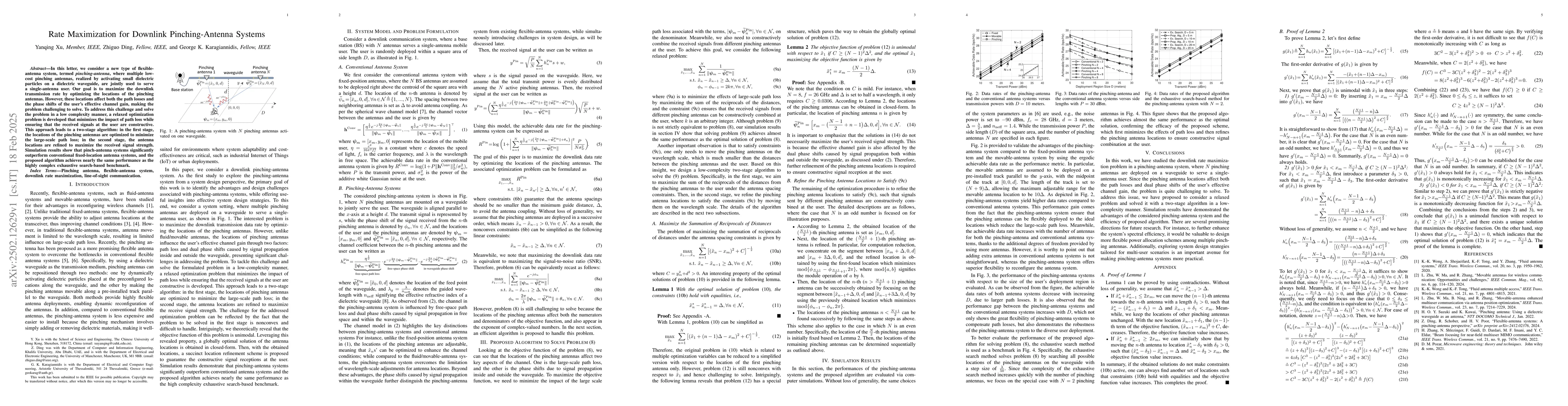 Thumbnail for Rate Maximization for Downlink Pinching-Antenna Systems