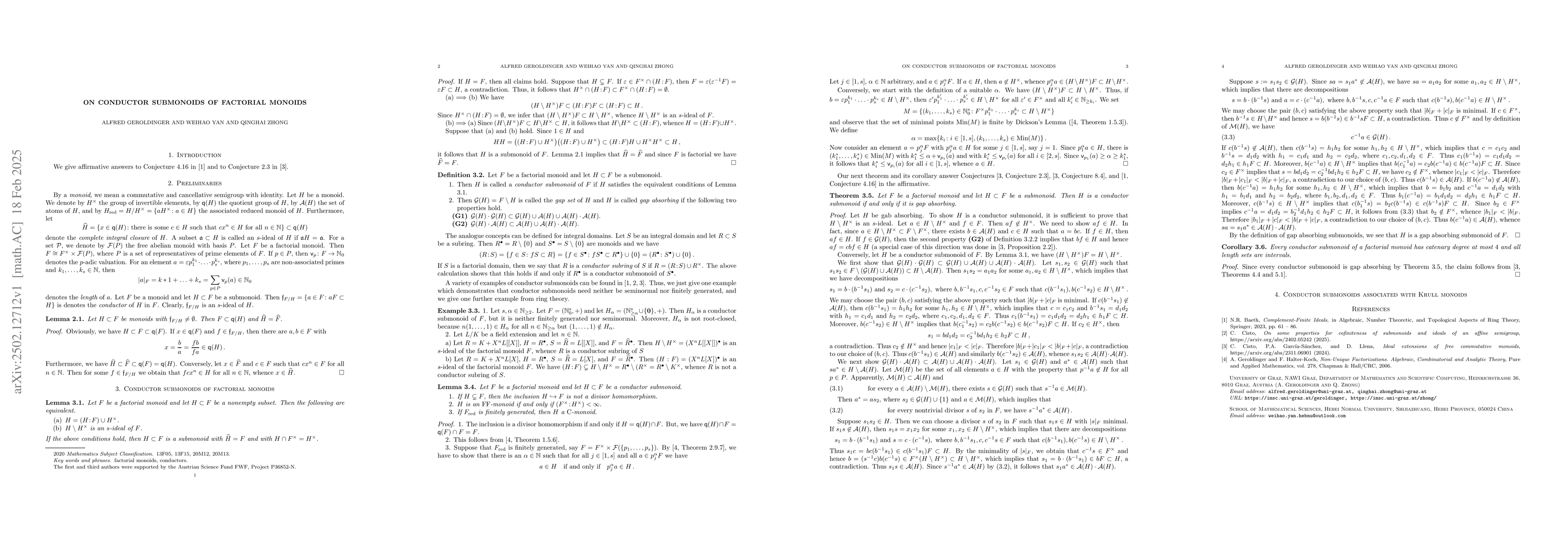 Thumbnail for On conductor submonoids of factorial monoids