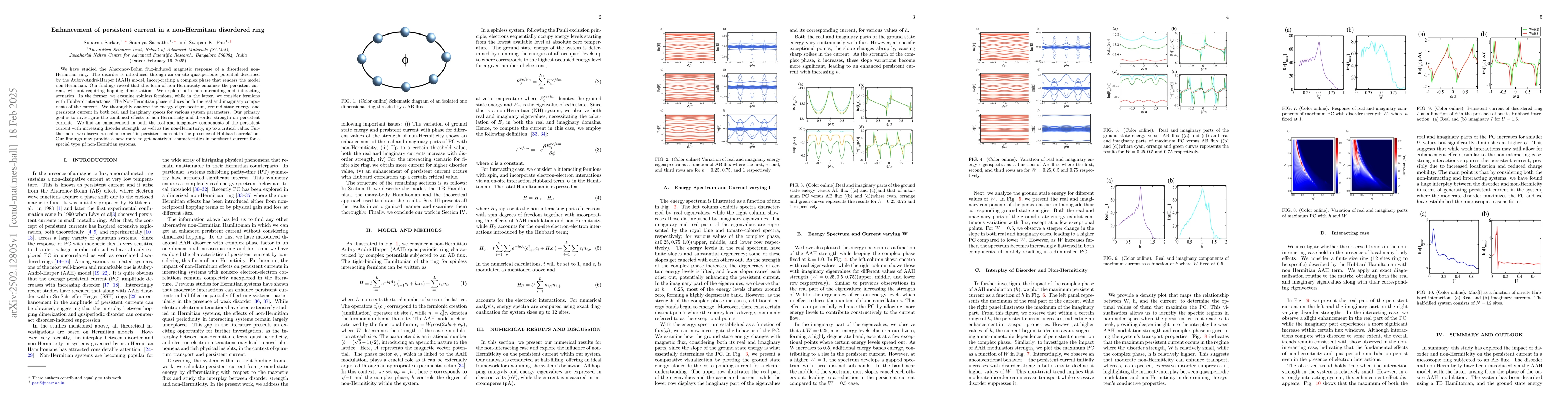 Thumbnail for Enhancement of persistent current in a non-Hermitian disordered ring