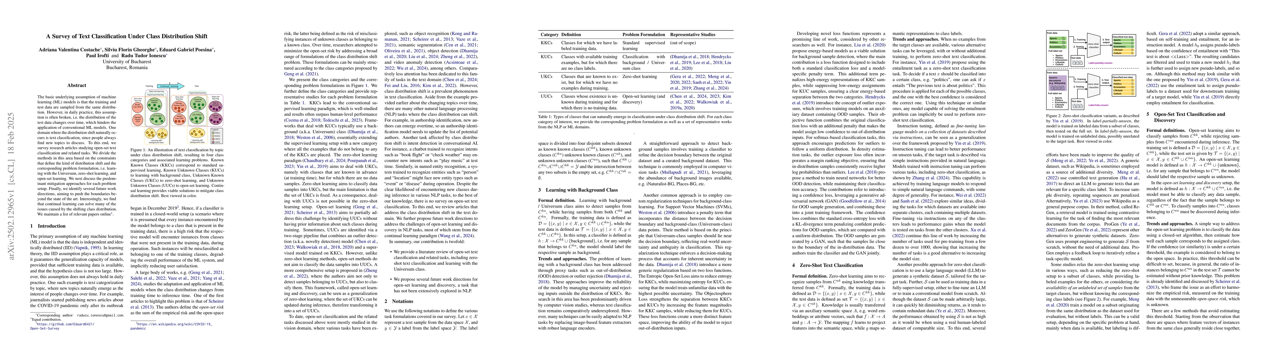 Thumbnail for A Survey of Text Classification Under Class Distribution Shift