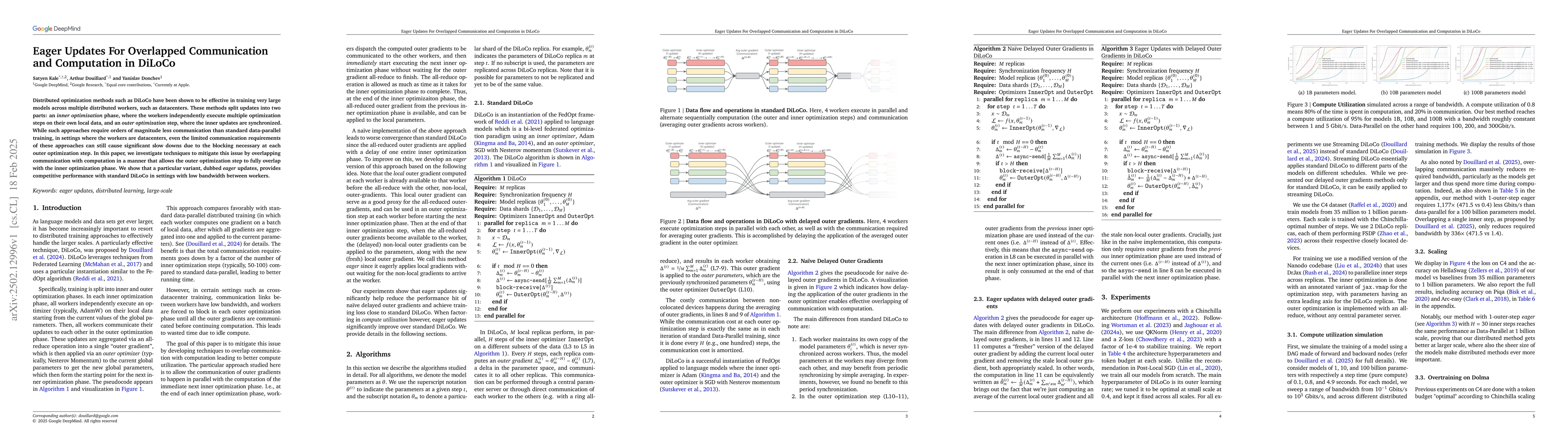 Thumbnail for Eager Updates For Overlapped Communication and Computation in DiLoCo