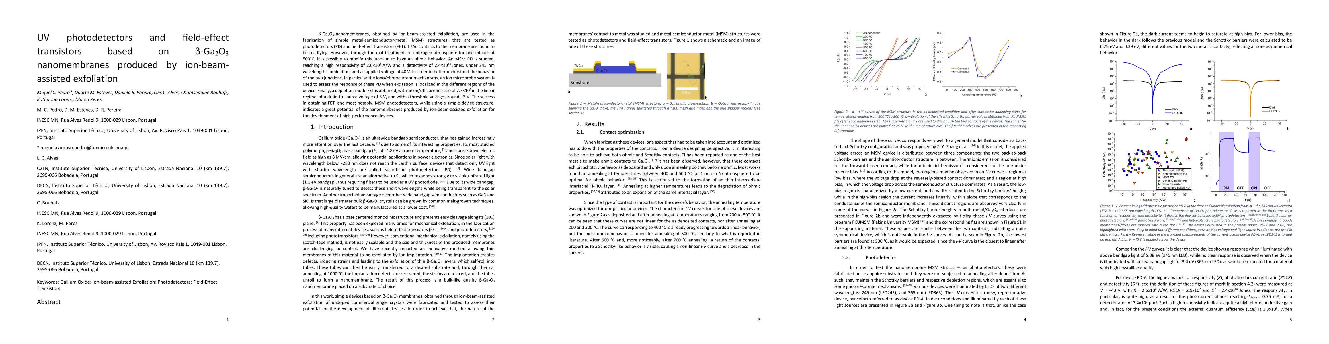 Thumbnail for UV photodetectors and field-effect transistors based on
  $β$-Ga$_2$O$_3$ nanomembranes produced by ion-beam-assisted exfoliation