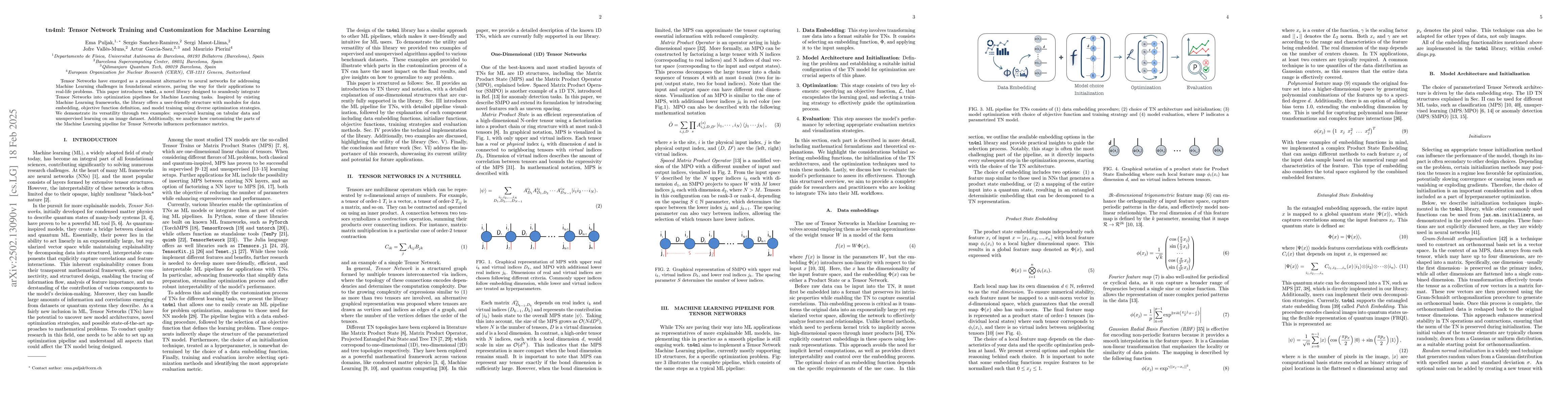Thumbnail for tn4ml: Tensor Network Training and Customization for Machine Learning