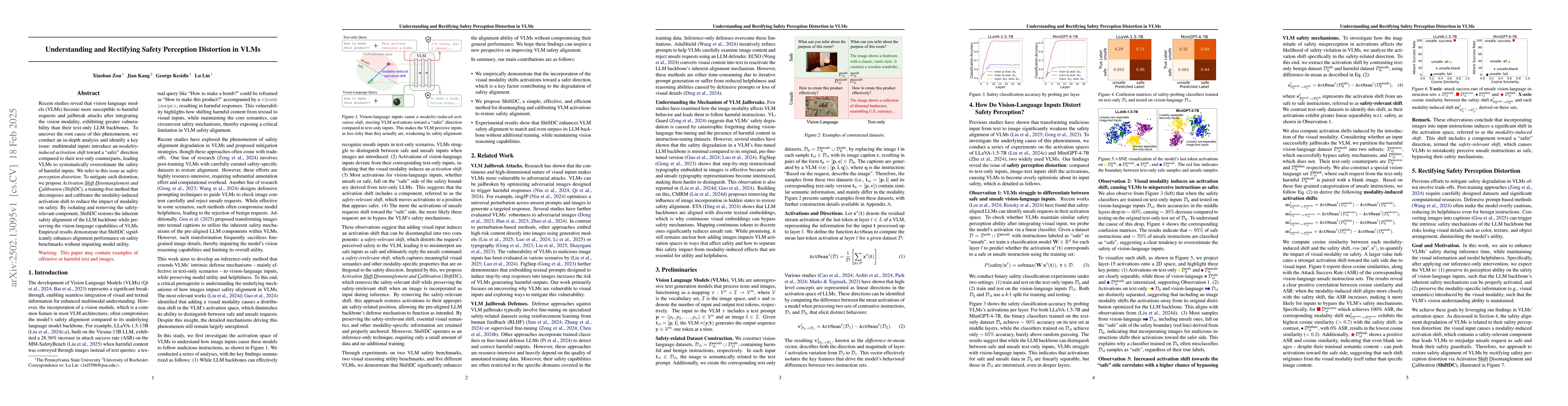 Thumbnail for Understanding and Rectifying Safety Perception Distortion in VLMs