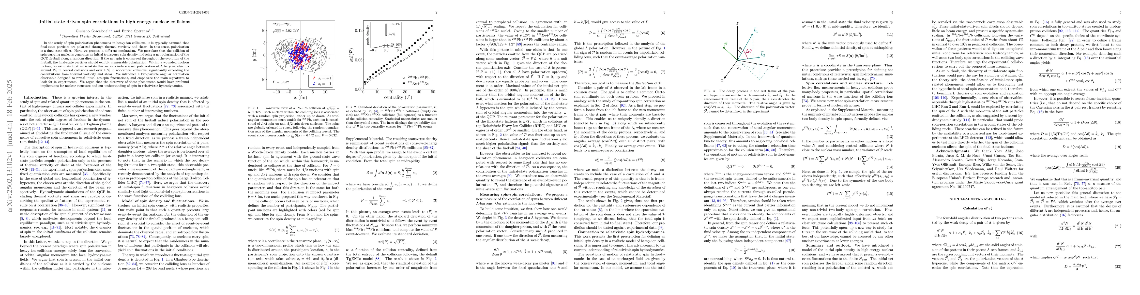 Thumbnail for Initial-state-driven spin correlations in high-energy nuclear collisions