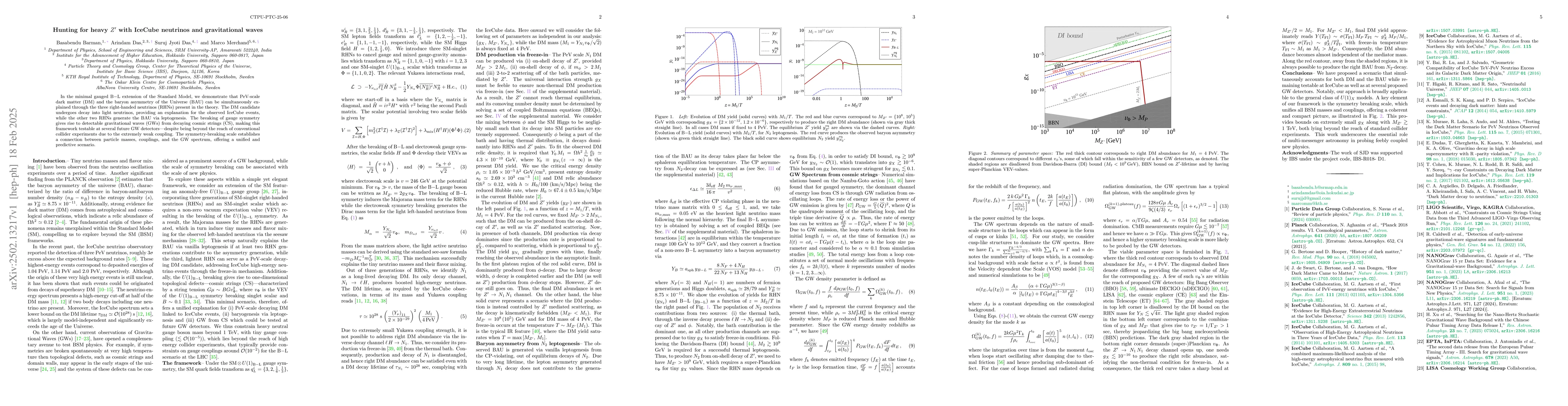 Thumbnail for Hunting for heavy $Z^\prime$ with IceCube neutrinos and gravitational
  waves