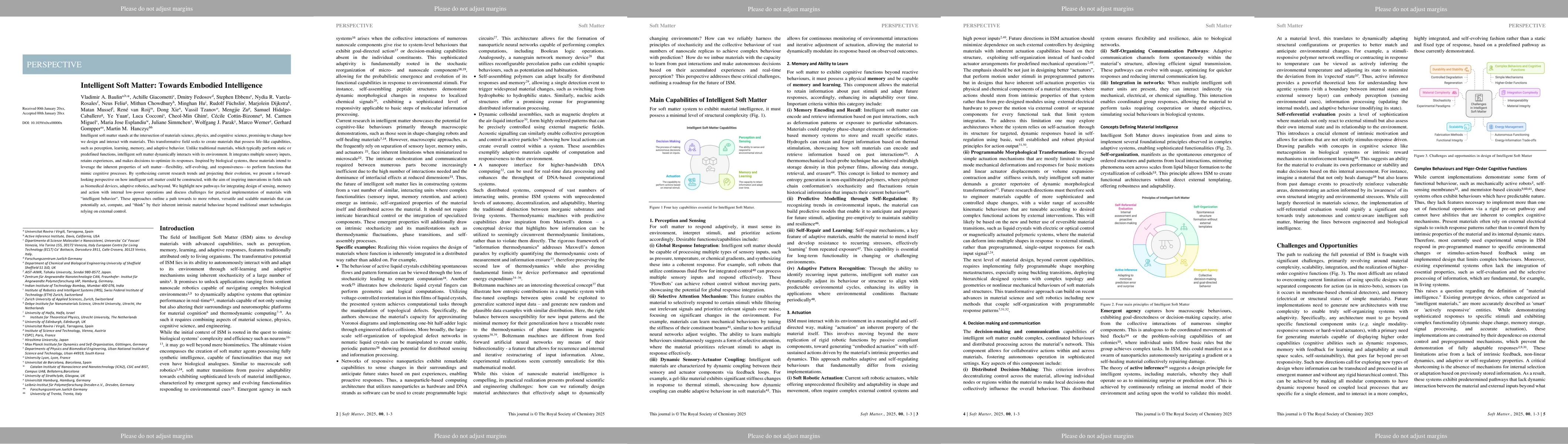 Thumbnail for Intelligent Soft Matter: Towards Embodied Intelligence