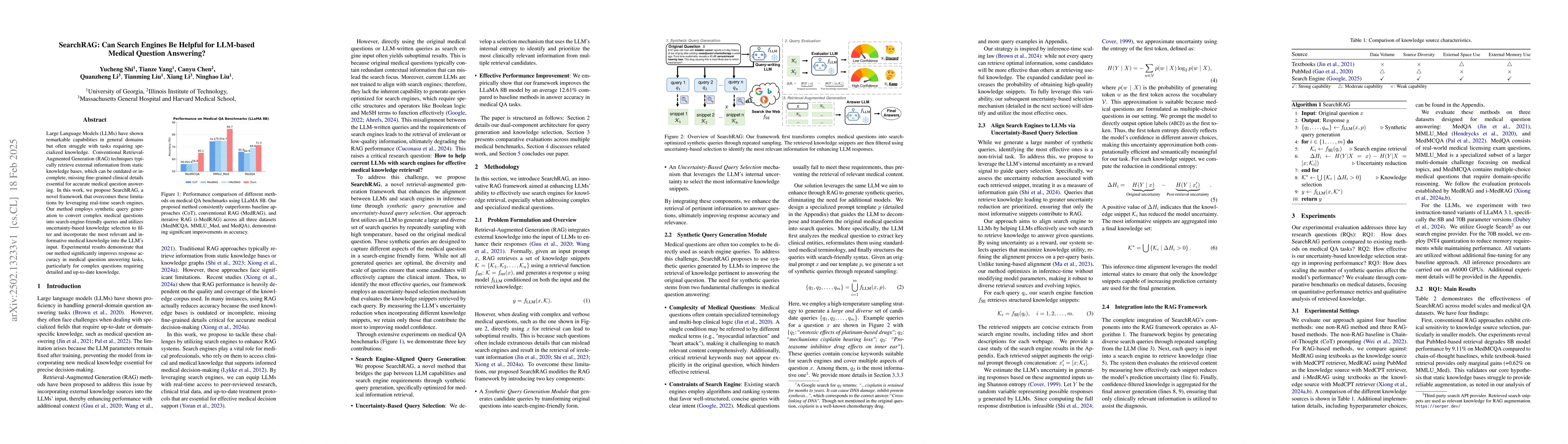 Thumbnail for SearchRAG: Can Search Engines Be Helpful for LLM-based Medical Question
  Answering?