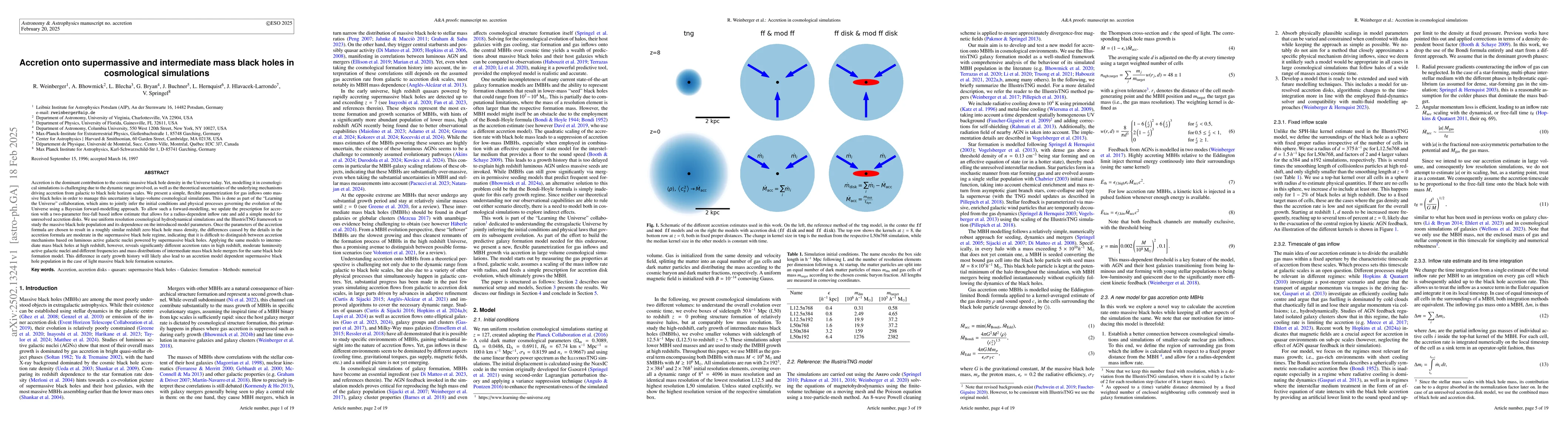 Thumbnail for Accretion onto supermassive and intermediate mass black holes in
  cosmological simulations