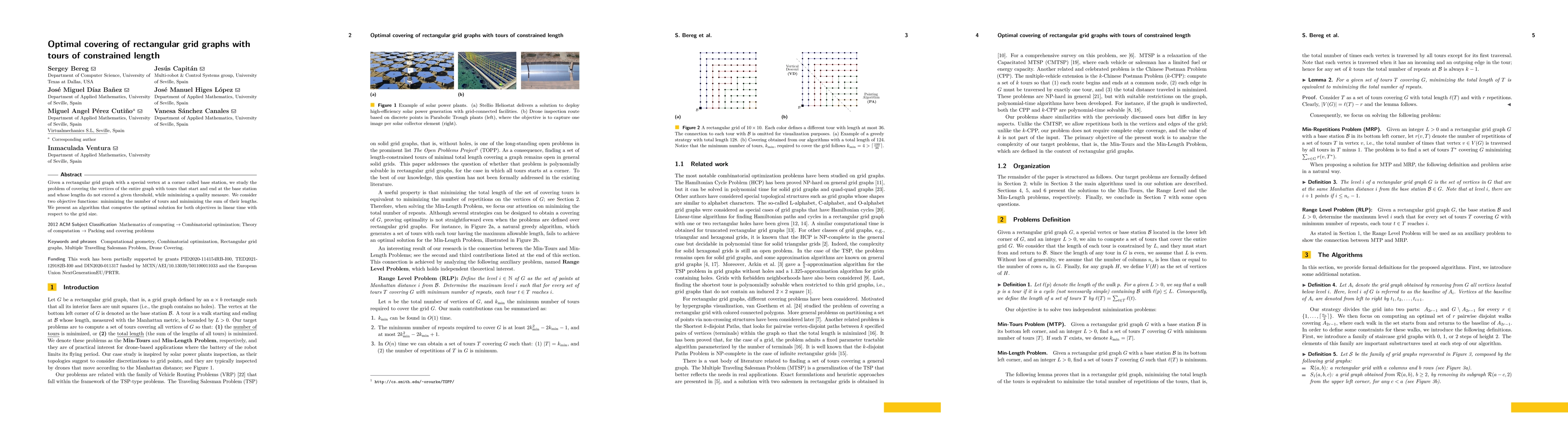 Thumbnail for Optimal covering of rectangular grid graphs with tours of constrained
  length