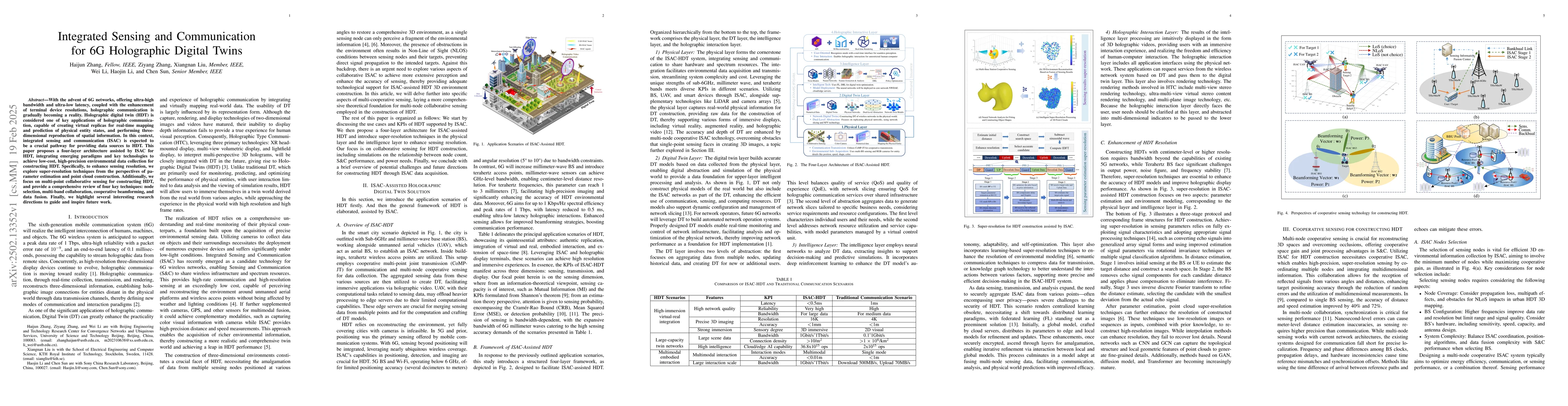 Thumbnail for Integrated Sensing and Communication for 6G Holographic Digital Twins