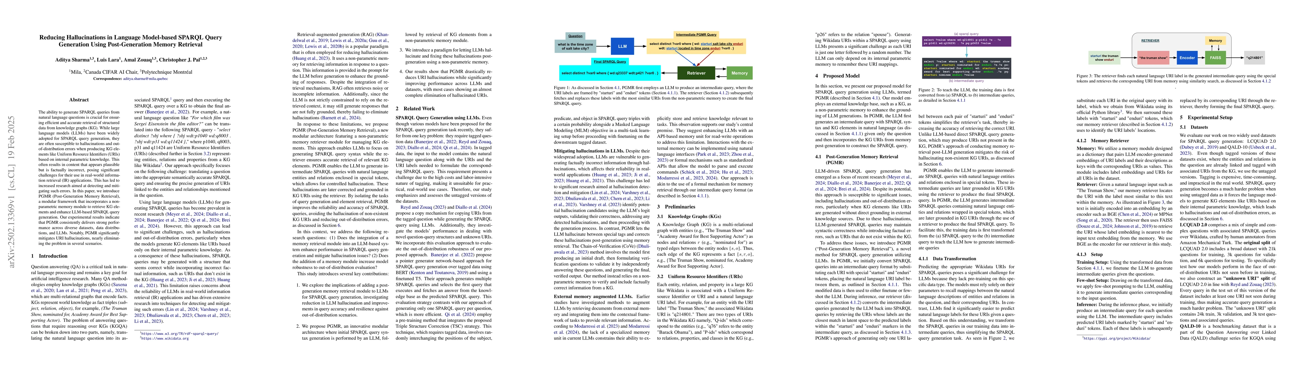 Thumbnail for Reducing Hallucinations in Language Model-based SPARQL Query Generation
  Using Post-Generation Memory Retrieval