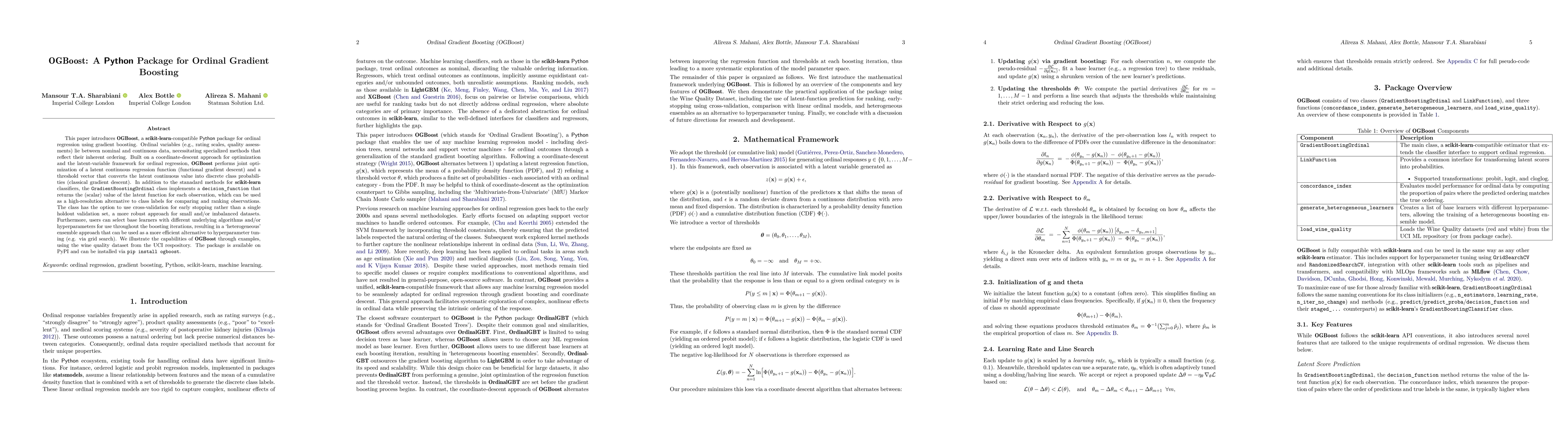 Thumbnail for OGBoost: A Python Package for Ordinal Gradient Boosting