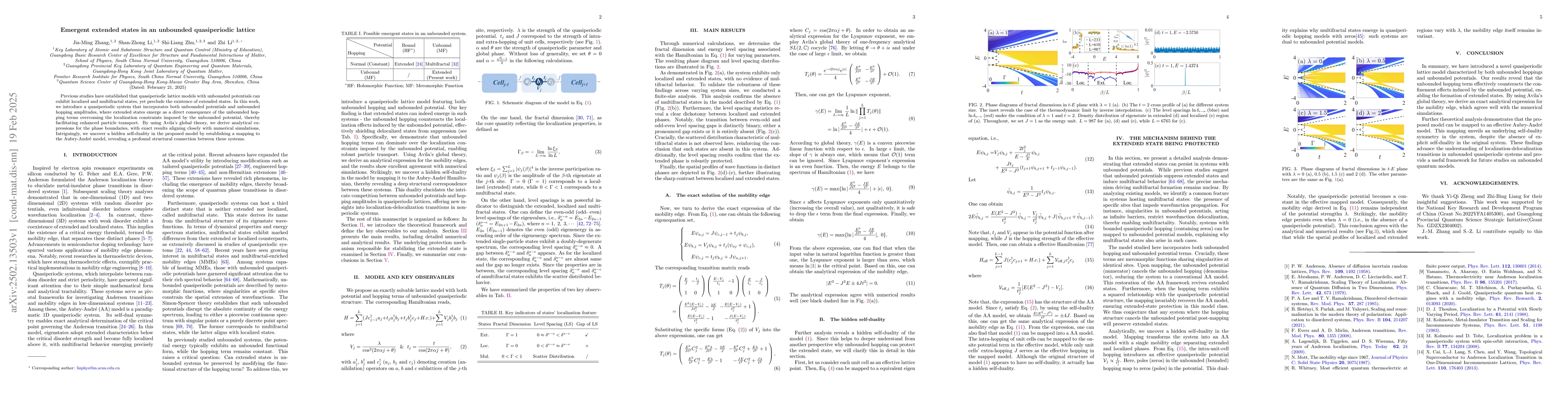 Thumbnail for Emergent extended states in an unbounded quasiperiodic lattice