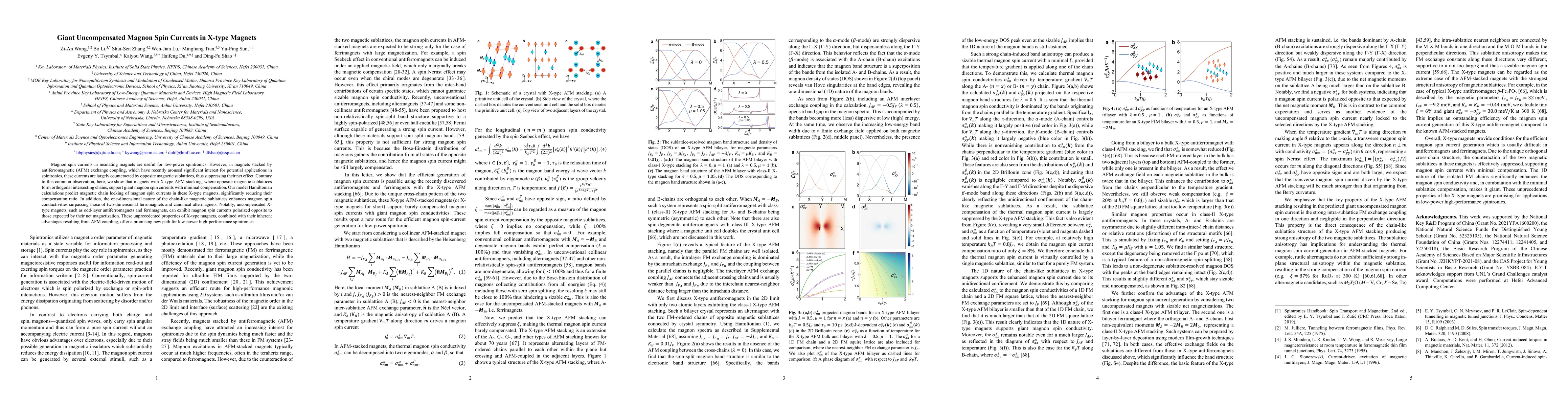 Thumbnail for Giant Uncompensated Magnon Spin Currents in X-type Magnets