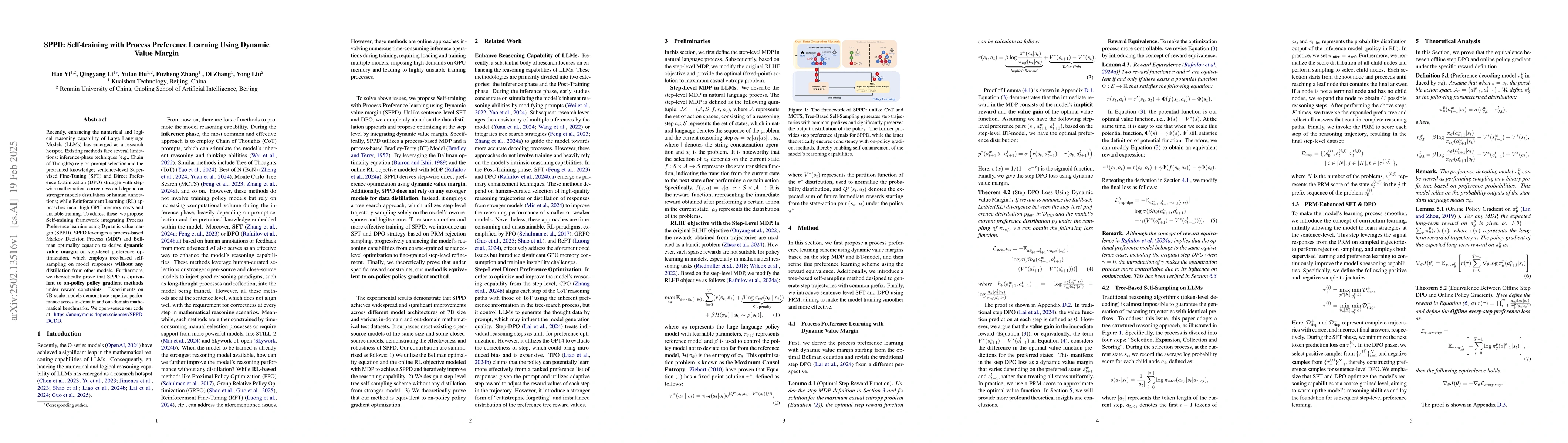 Thumbnail for SPPD: Self-training with Process Preference Learning Using Dynamic Value
  Margin