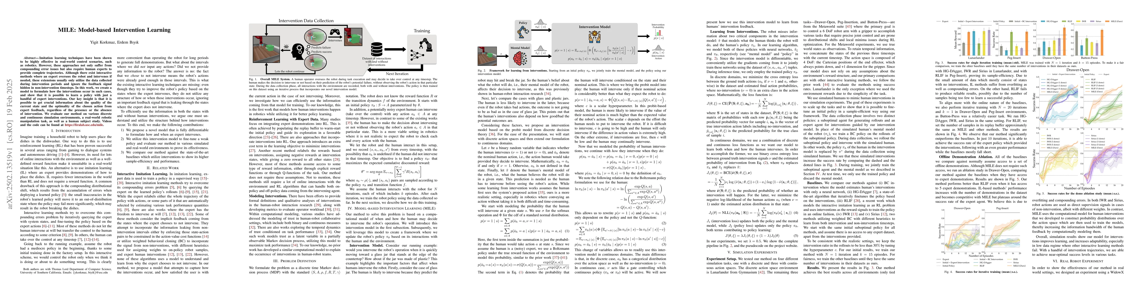 Thumbnail for MILE: Model-based Intervention Learning