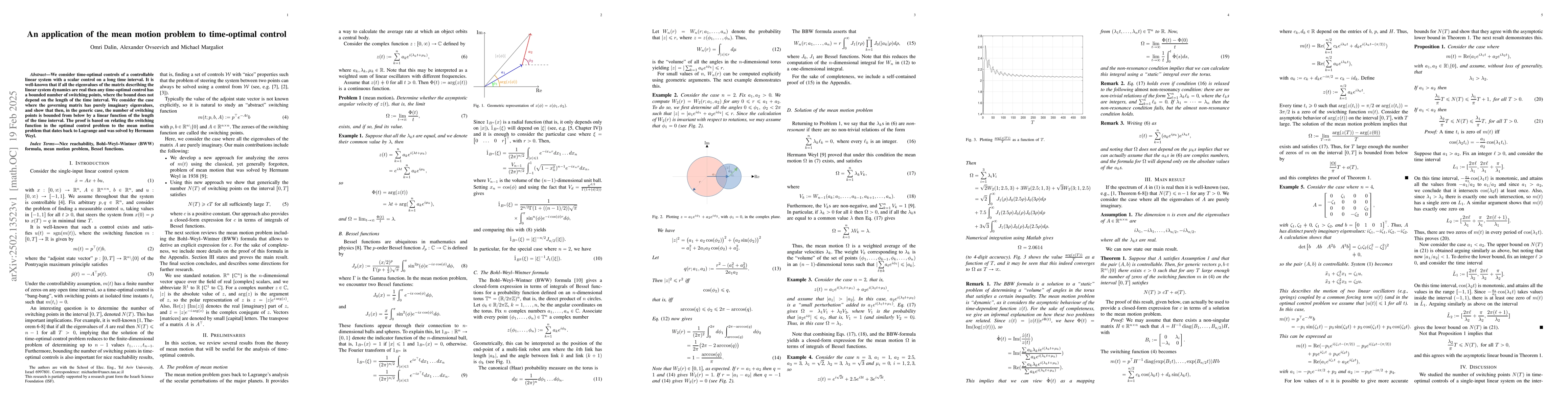 Thumbnail for An application of the mean motion problem to time-optimal control