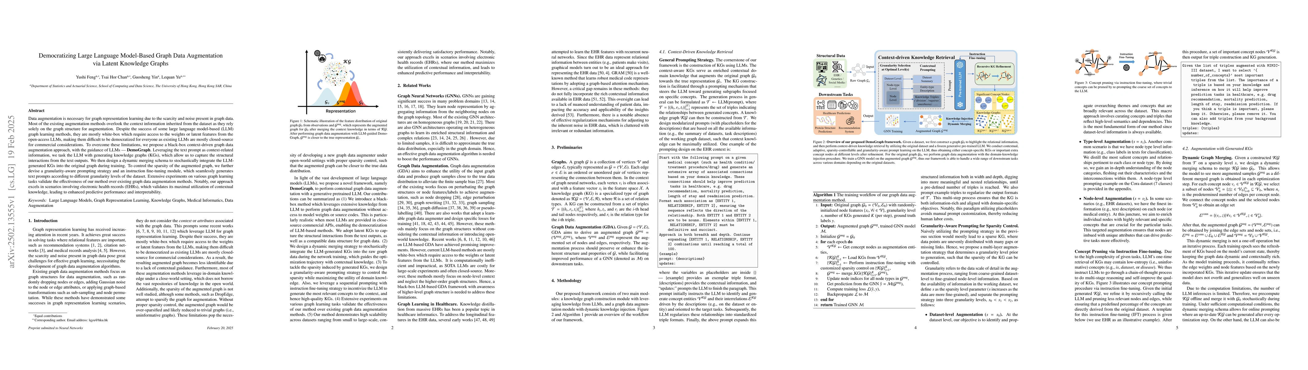 Thumbnail for Democratizing Large Language Model-Based Graph Data Augmentation via
  Latent Knowledge Graphs