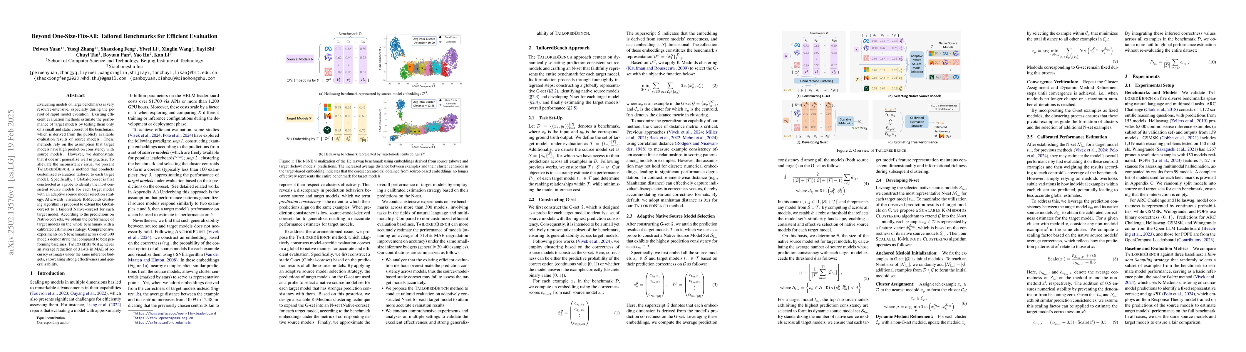 Thumbnail for Beyond One-Size-Fits-All: Tailored Benchmarks for Efficient Evaluation