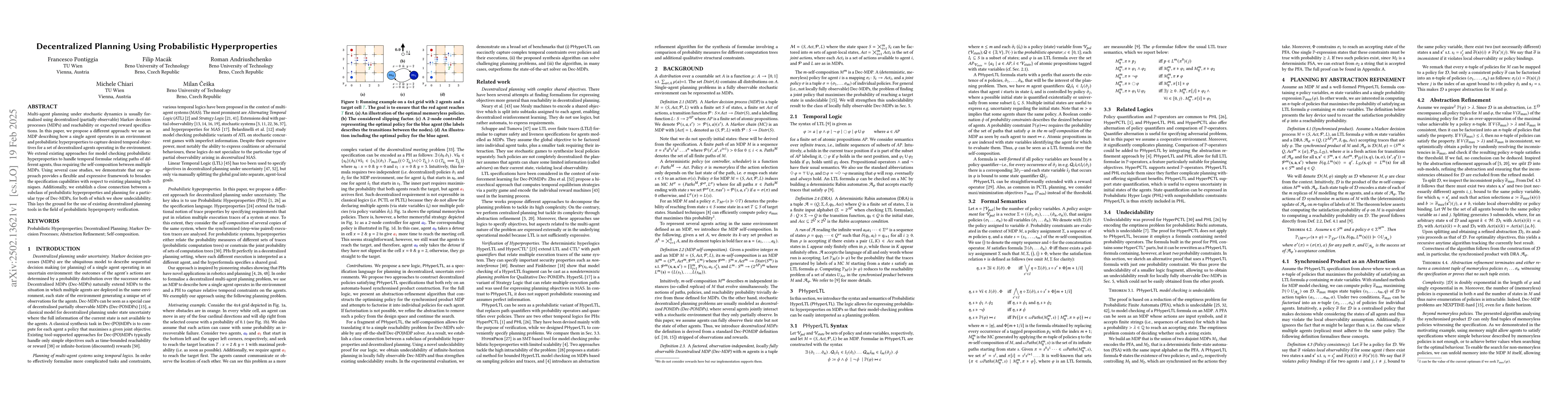 Thumbnail for Decentralized Planning Using Probabilistic Hyperproperties