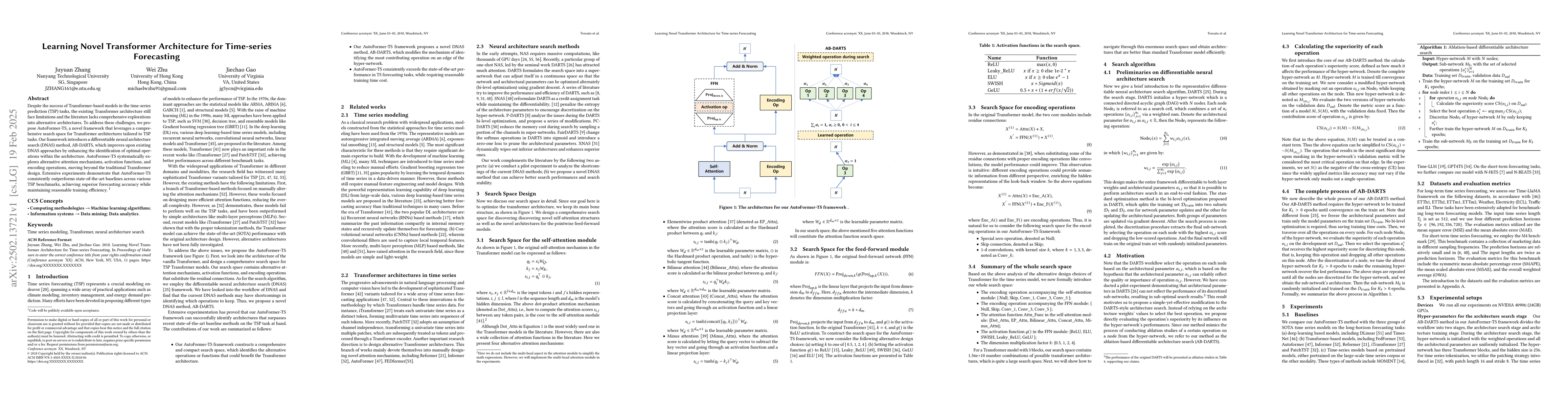 Thumbnail for Learning Novel Transformer Architecture for Time-series Forecasting