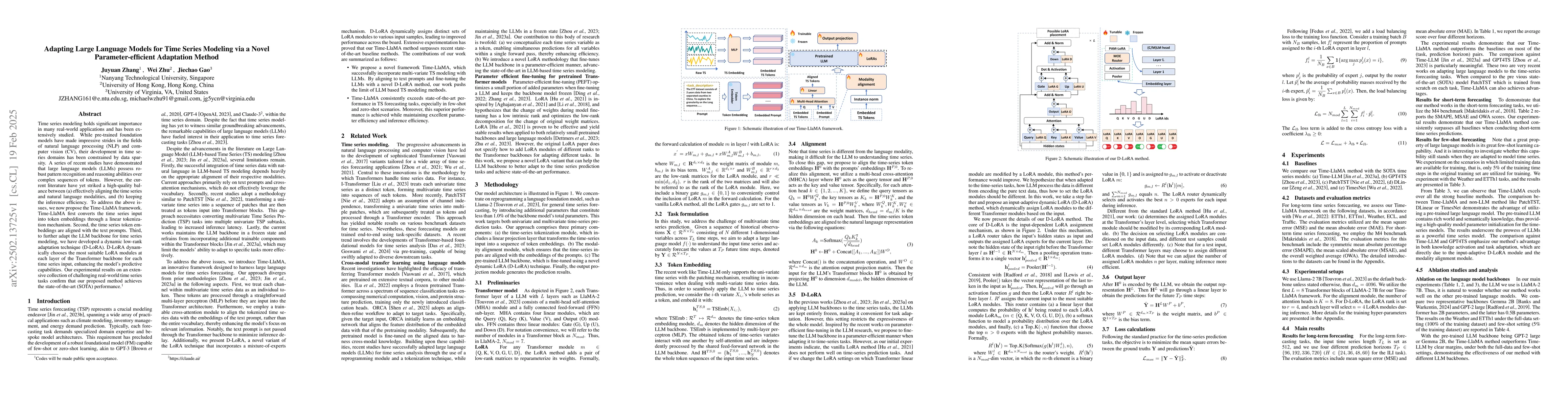 Thumbnail for Adapting Large Language Models for Time Series Modeling via a Novel
  Parameter-efficient Adaptation Method