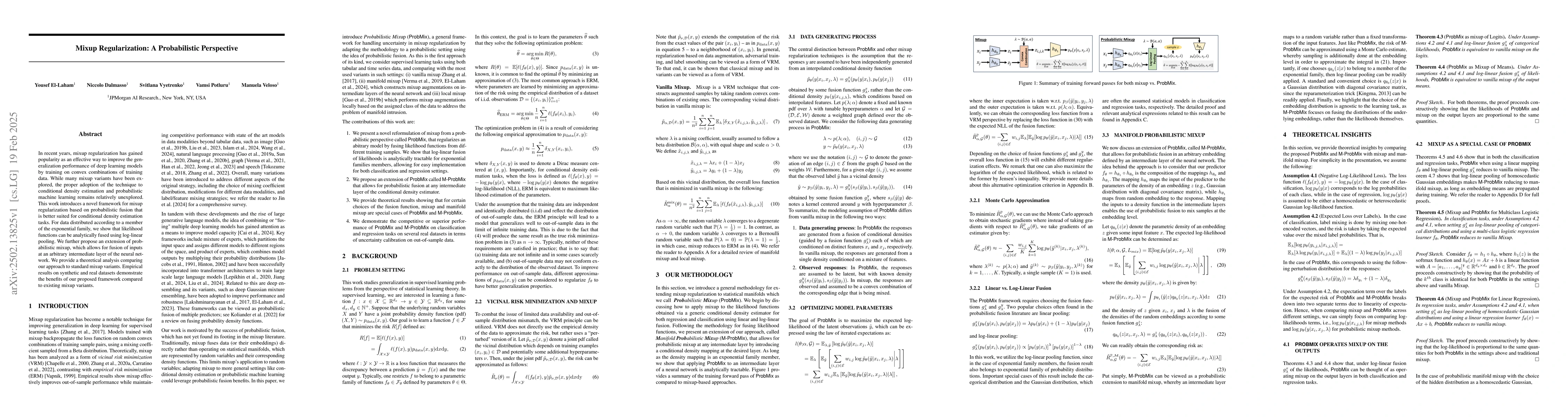 Thumbnail for Mixup Regularization: A Probabilistic Perspective
