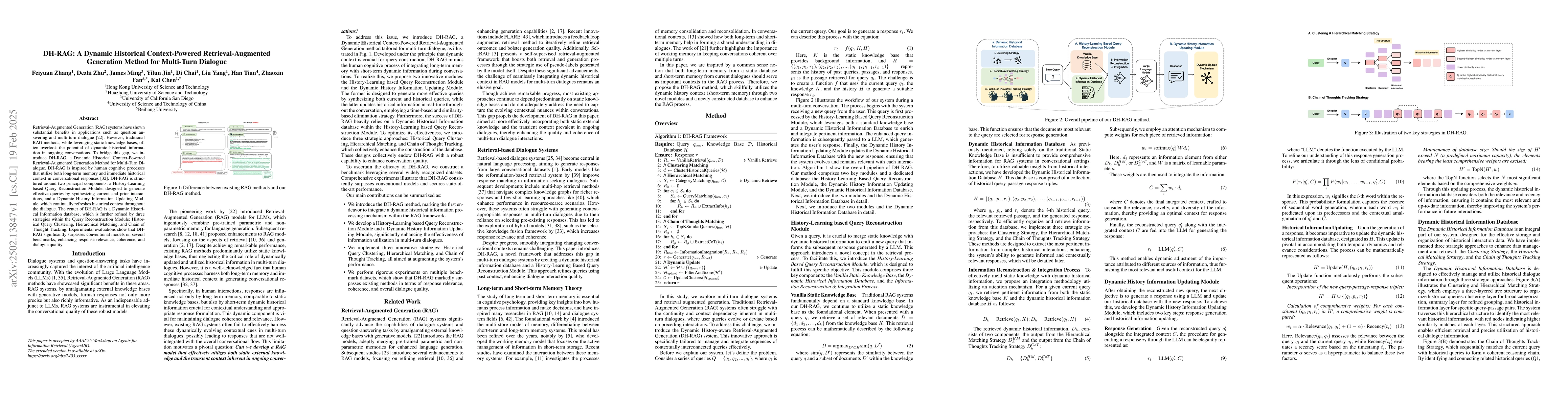 Thumbnail for DH-RAG: A Dynamic Historical Context-Powered Retrieval-Augmented
  Generation Method for Multi-Turn Dialogue