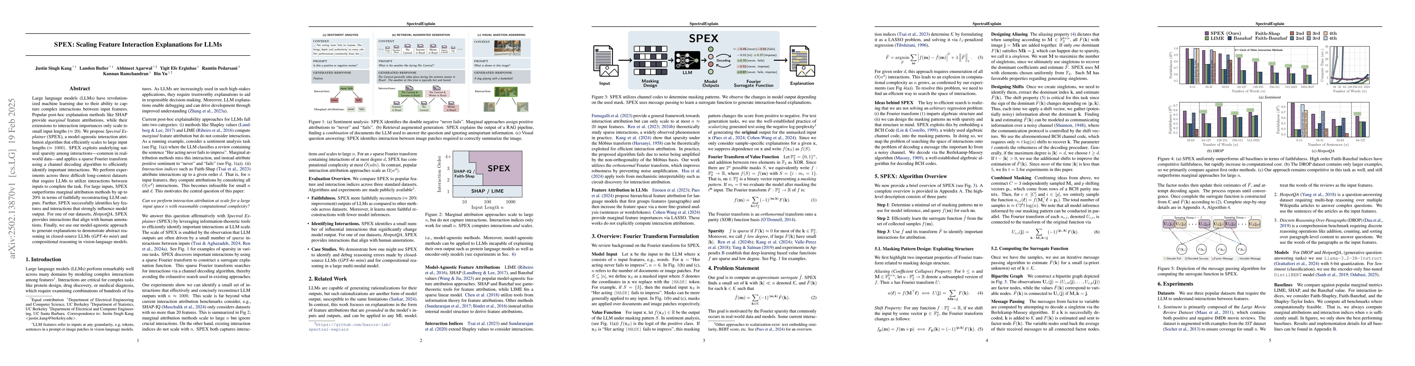 Thumbnail for SPEX: Scaling Feature Interaction Explanations for LLMs