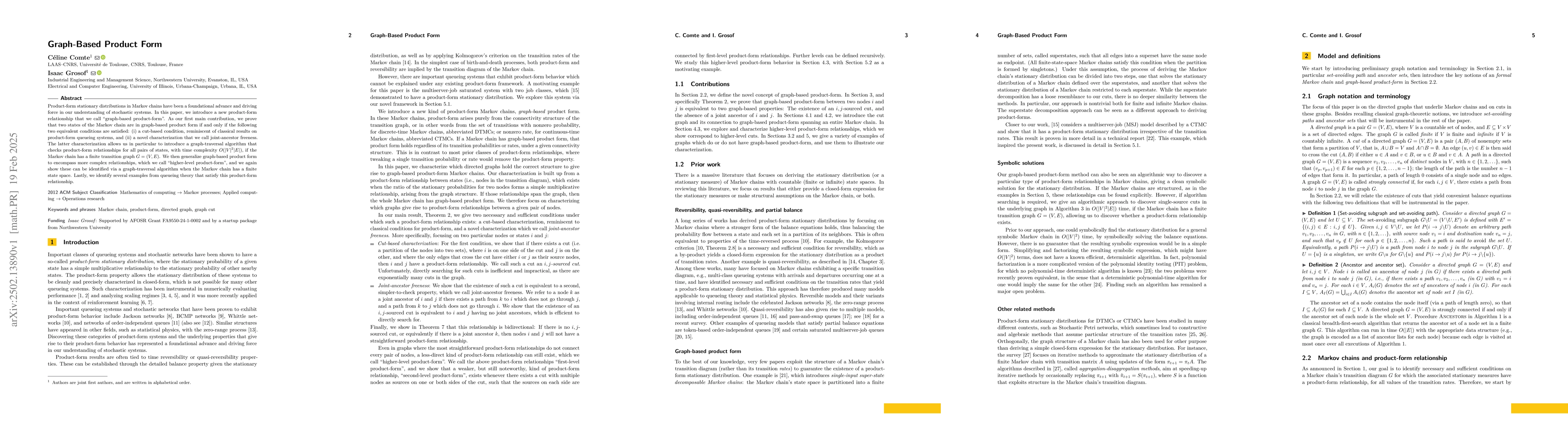 Thumbnail for Graph-Based Product Form