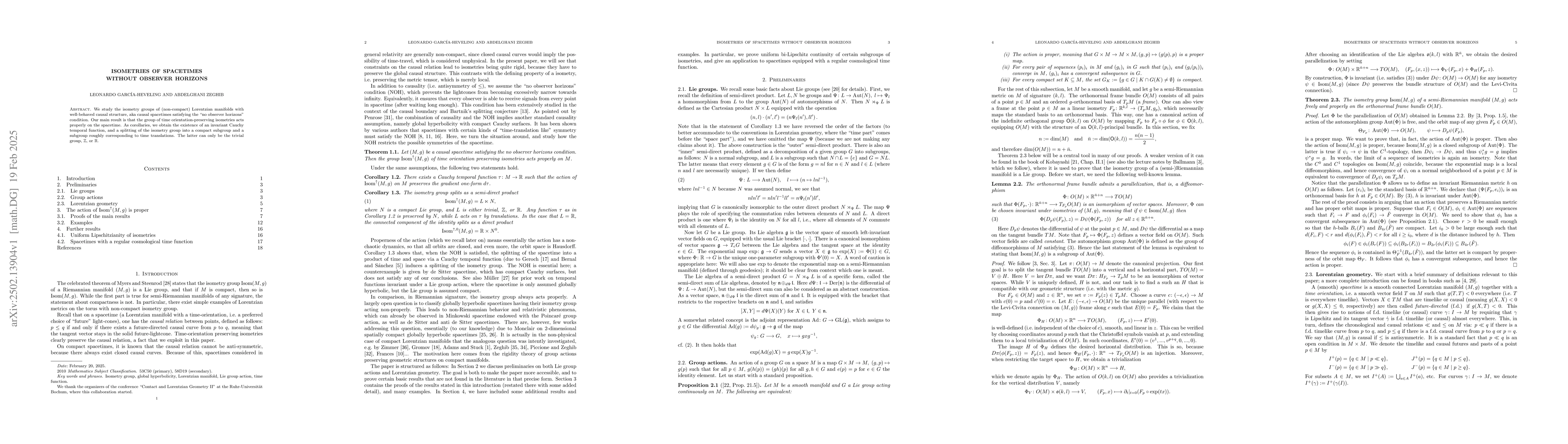 Thumbnail for Isometries of spacetimes without observer horizons