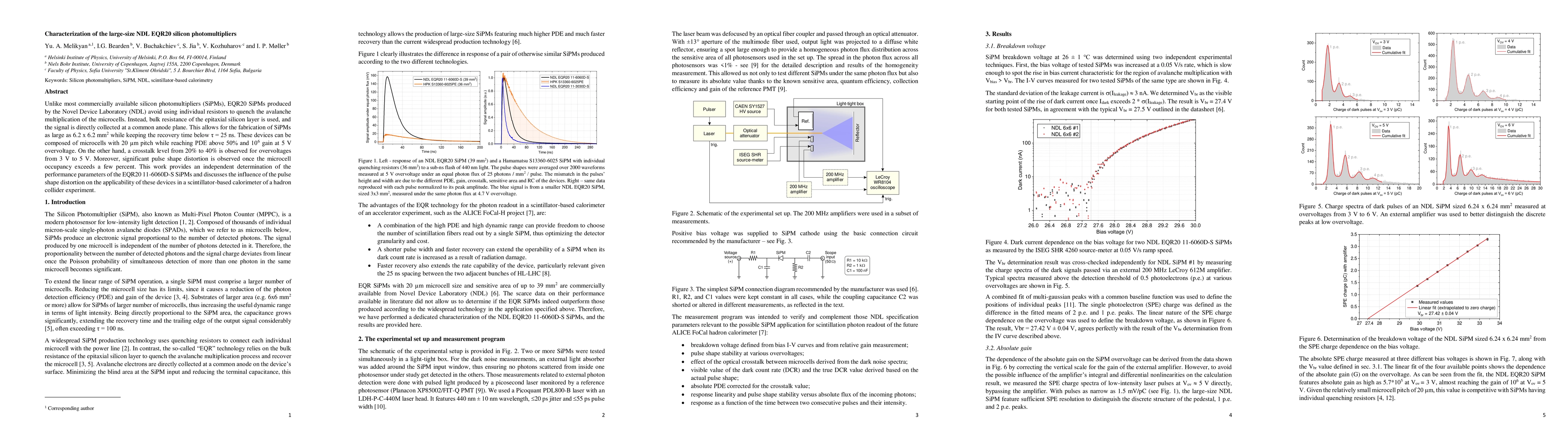 Thumbnail for Characterization of the large-size NDL EQR20 silicon photomultipliers