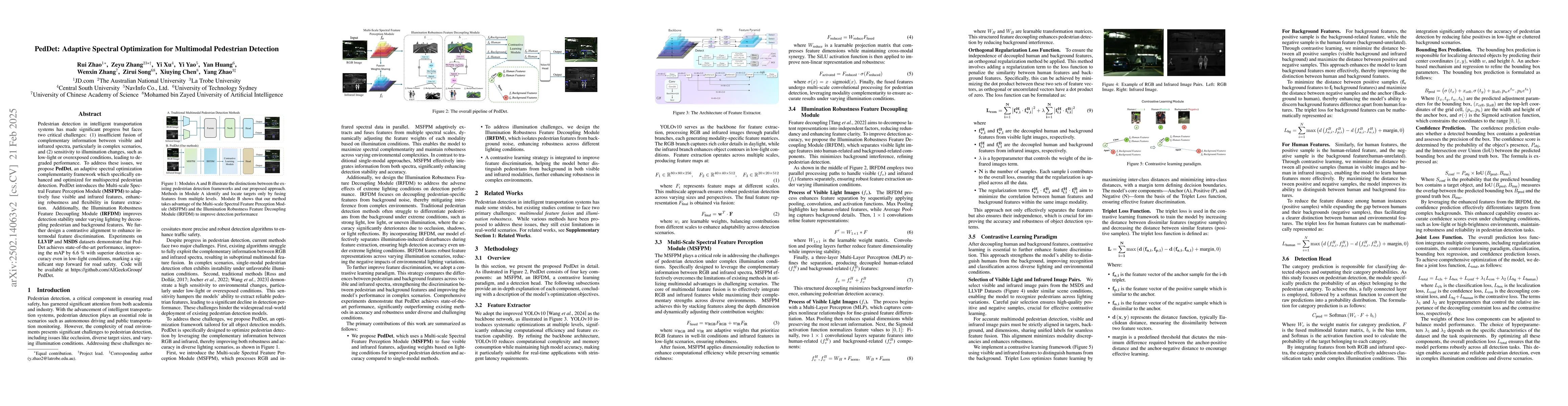 Thumbnail for PedDet: Adaptive Spectral Optimization for Multimodal Pedestrian
  Detection