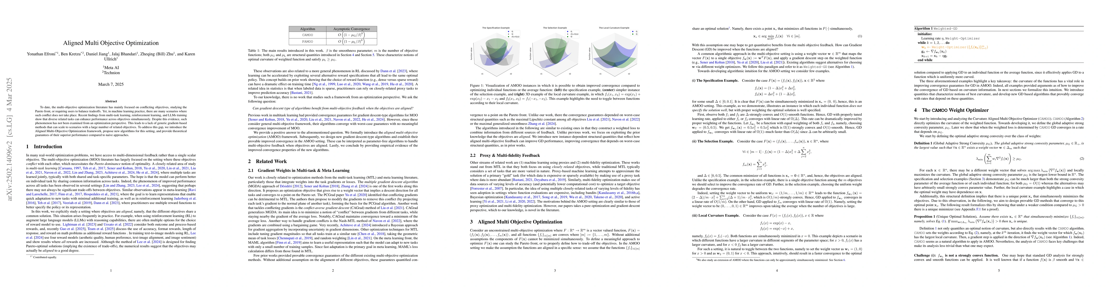 Thumbnail for Aligned Multi Objective Optimization