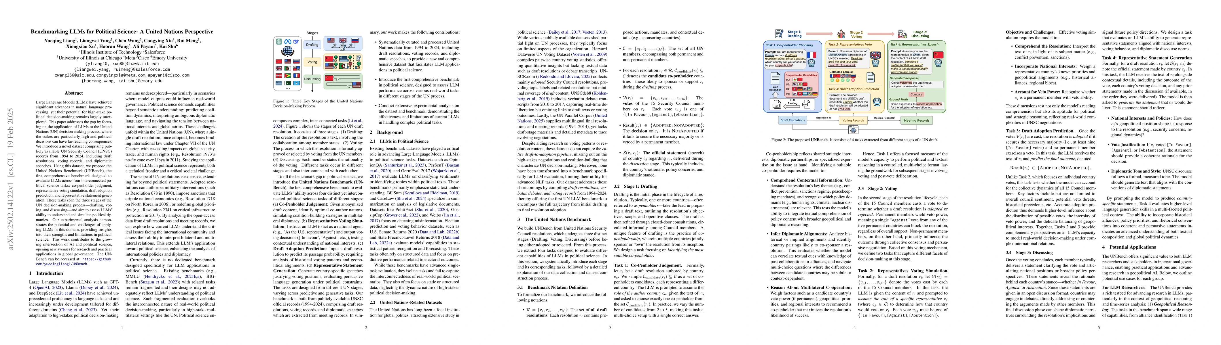Thumbnail for Benchmarking LLMs for Political Science: A United Nations Perspective
