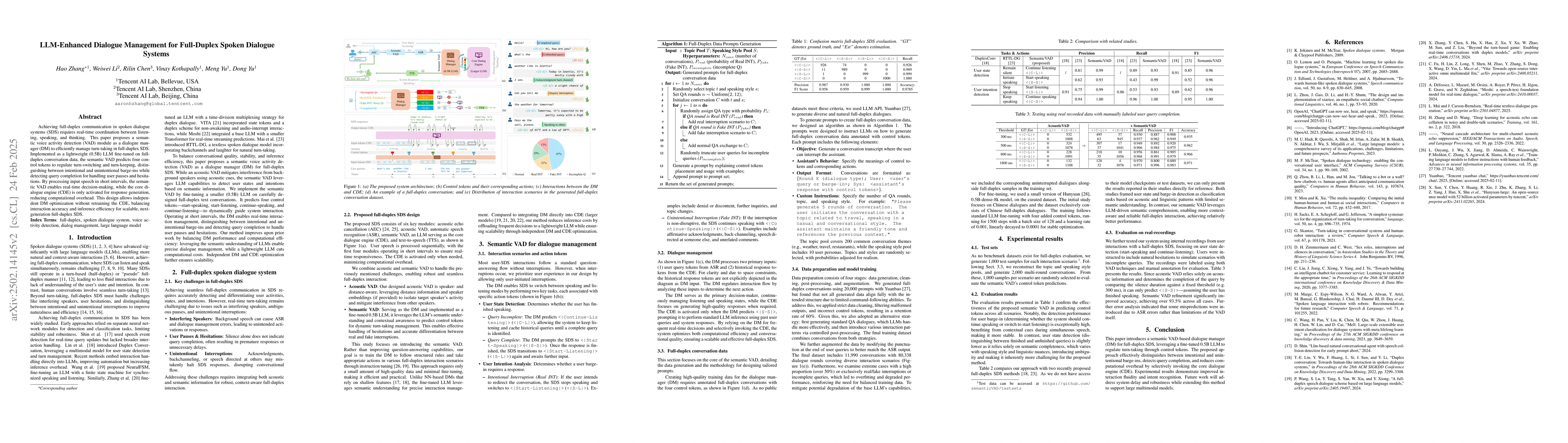 Thumbnail for LLM-Enhanced Dialogue Management for Full-Duplex Spoken Dialogue Systems
