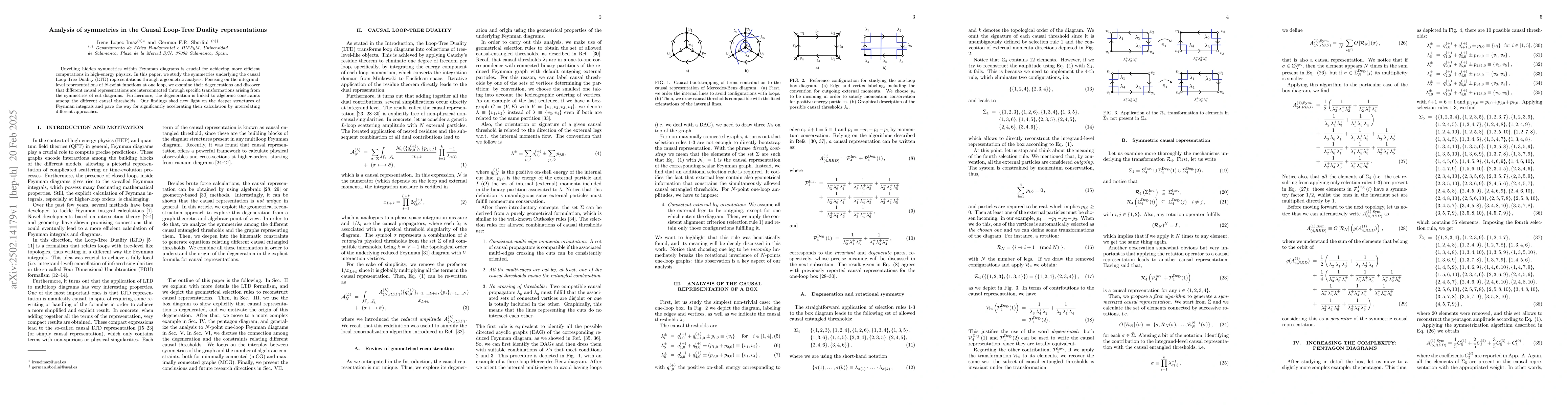 Thumbnail for Analysis of symmetries in the Causal Loop-Tree Duality representations