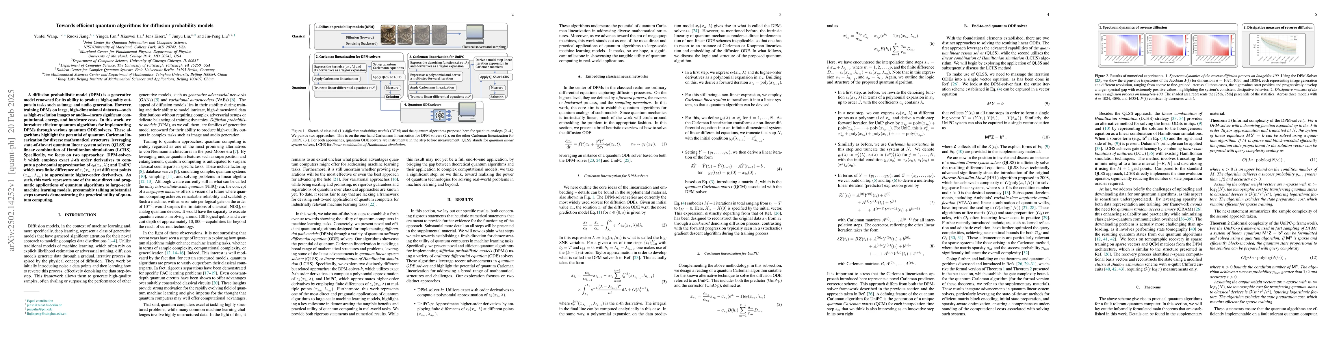 Thumbnail for Towards efficient quantum algorithms for diffusion probability models