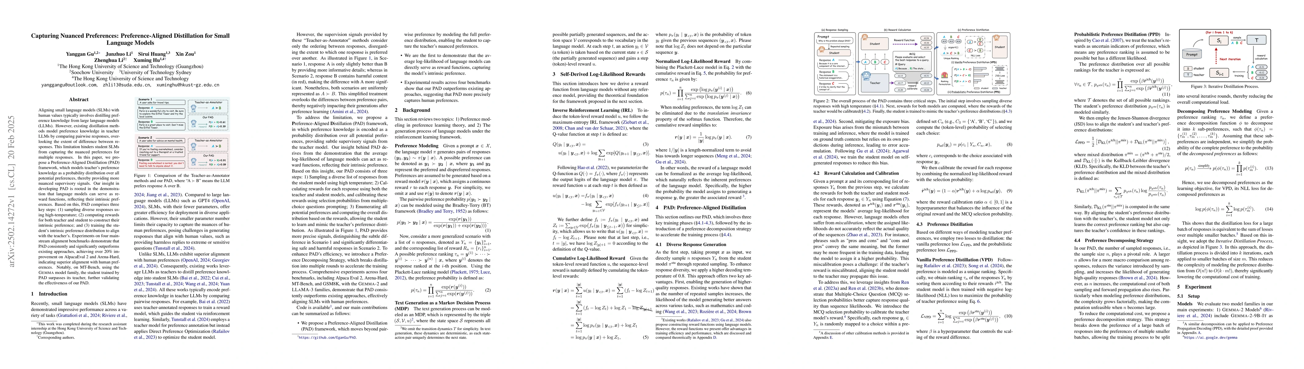 Thumbnail for Capturing Nuanced Preferences: Preference-Aligned Distillation for Small
  Language Models