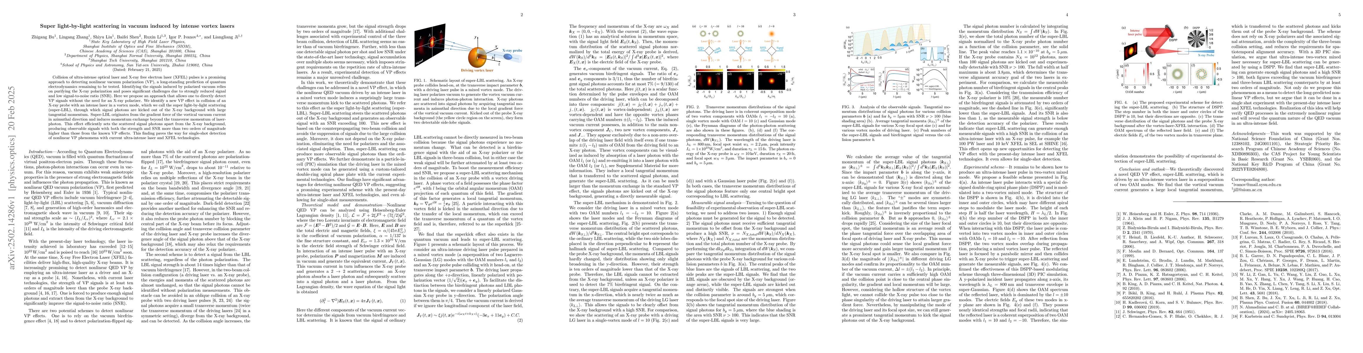Thumbnail for Super light-by-light scattering in vacuum induced by intense vortex
  lasers