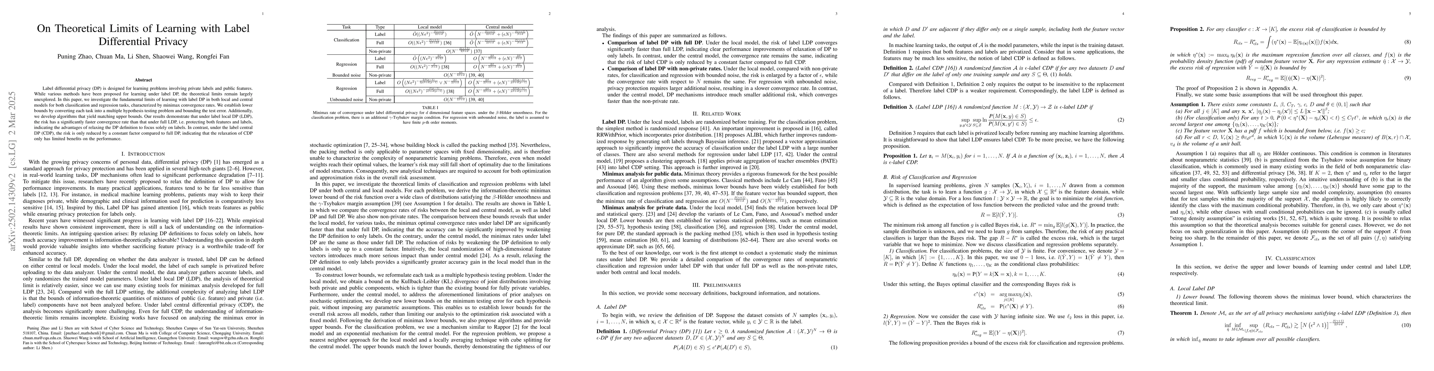 Thumbnail for On Theoretical Limits of Learning with Label Differential Privacy