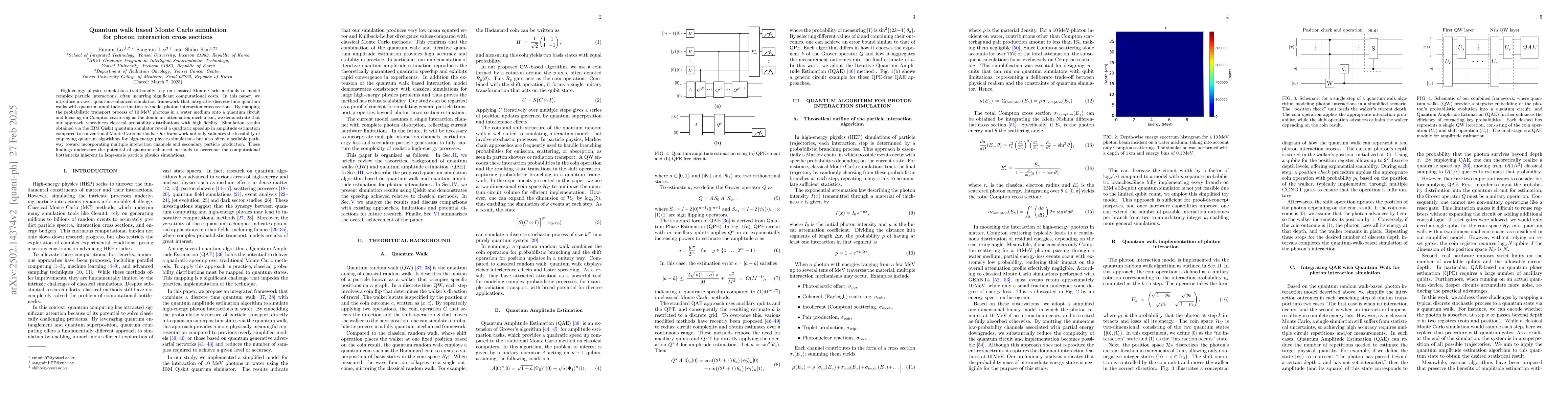 Thumbnail for Quantum walk based Monte Carlo simulation for photon interaction cross
  sections