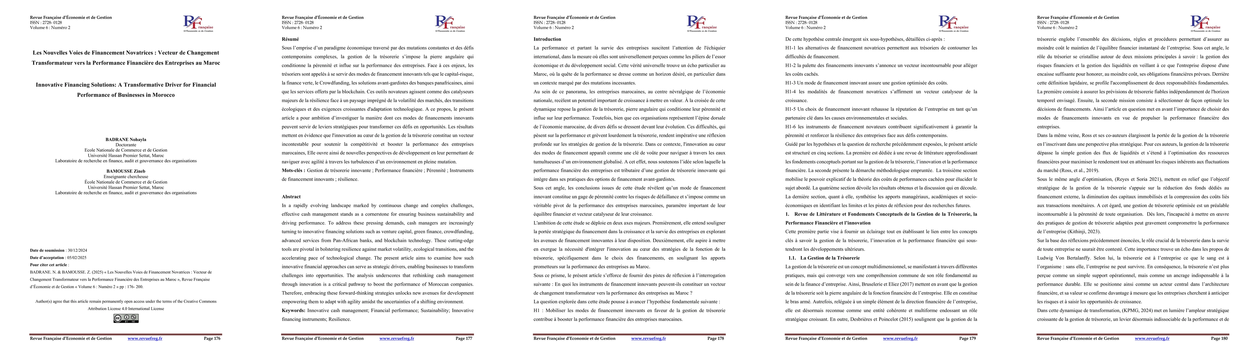 Thumbnail for Innovative Financing Solutions: A Transformative Driver for Financial
  Performance of Businesses in Morocco