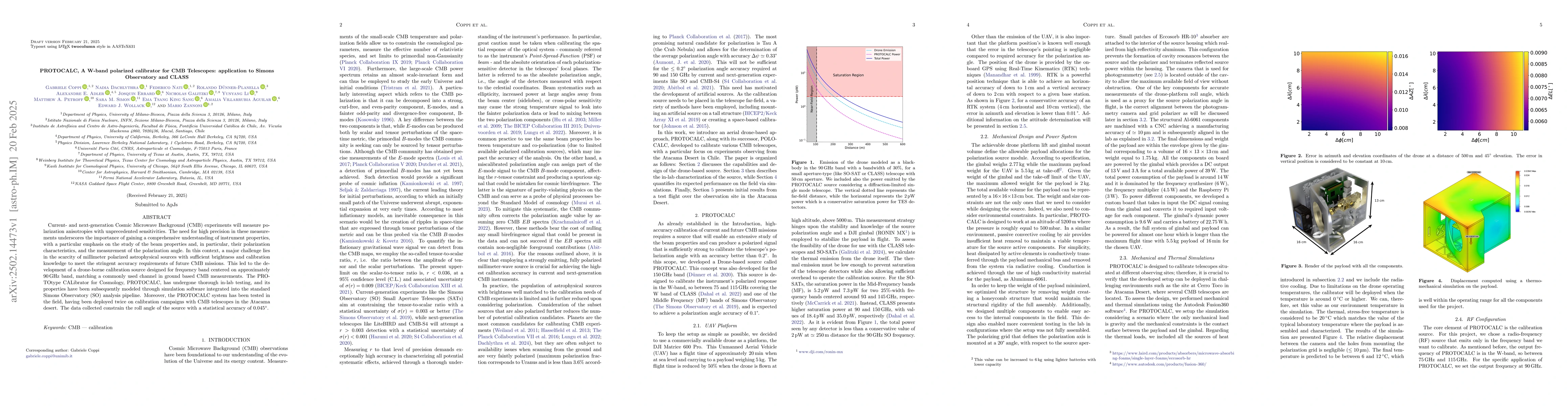 Thumbnail for PROTOCALC, A W-band polarized calibrator for CMB Telescopes: application
  to Simons Observatory and CLASS