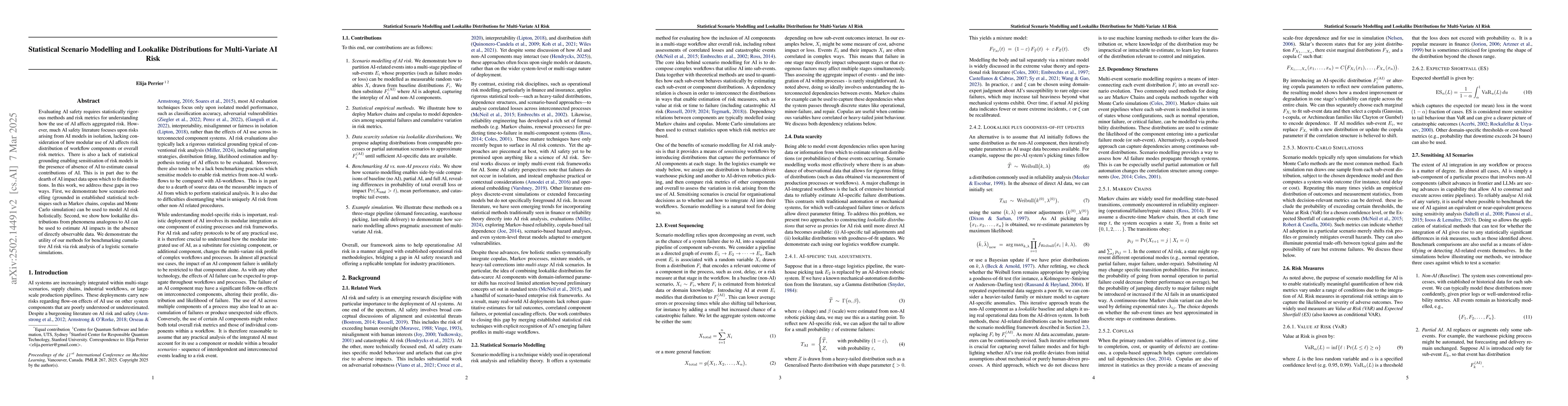 Thumbnail for Statistical Scenario Modelling and Lookalike Distributions for
  Multi-Variate AI Risk