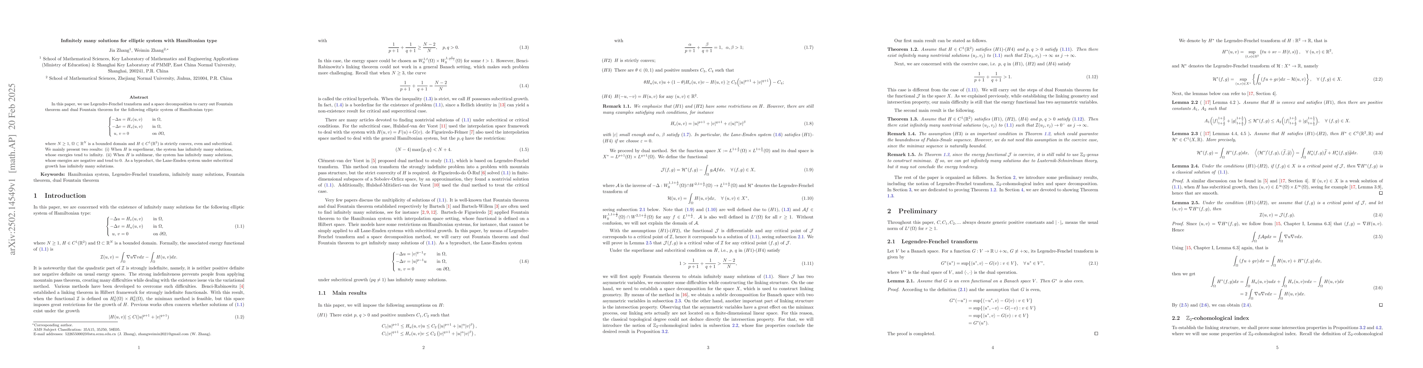 Thumbnail for Infinitely many solutions for elliptic system with Hamiltonian type