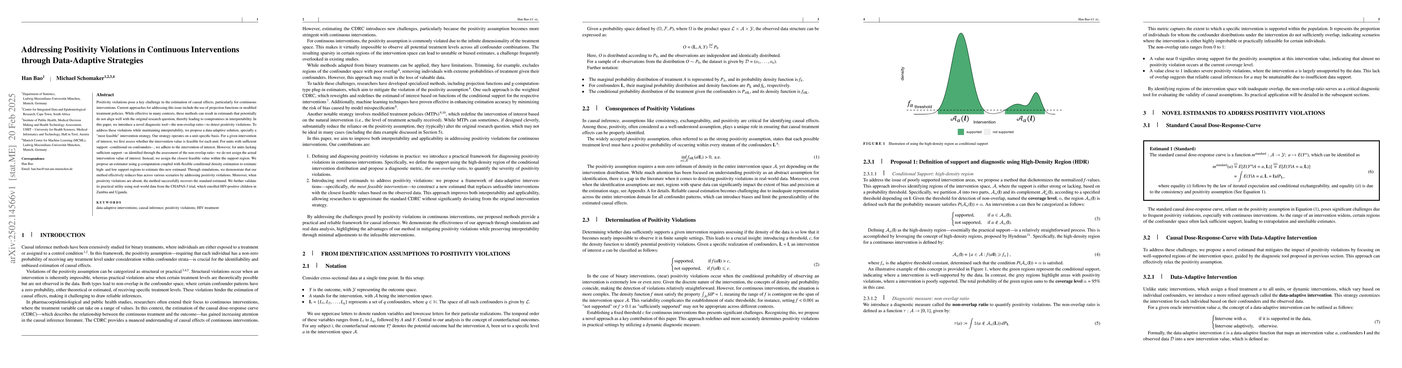 Thumbnail for Addressing Positivity Violations in Continuous Interventions through
  Data-Adaptive Strategies