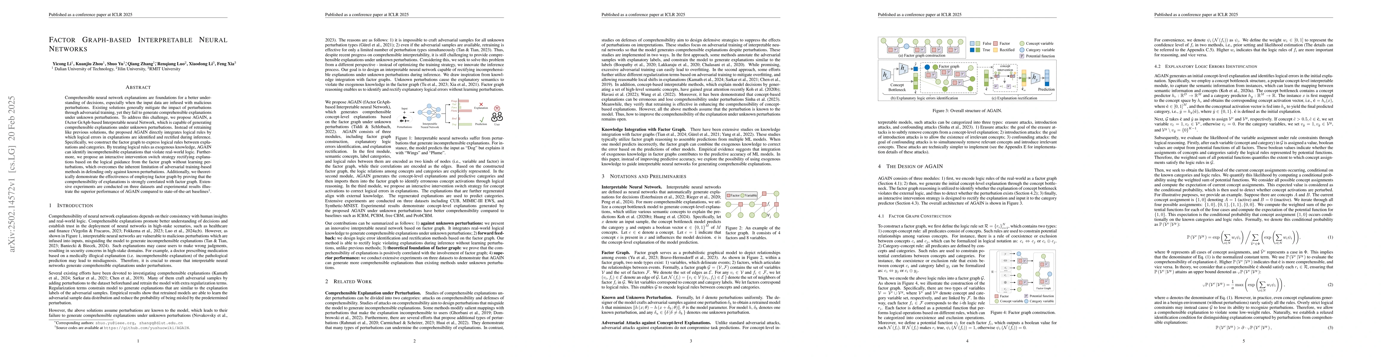 Thumbnail for Factor Graph-based Interpretable Neural Networks